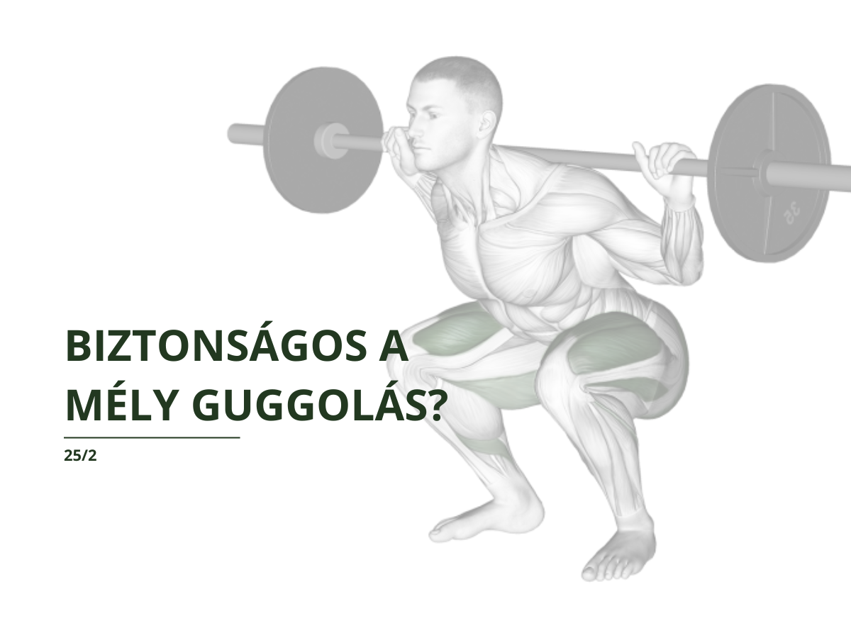 Biztonságos-e a mély guggolás?